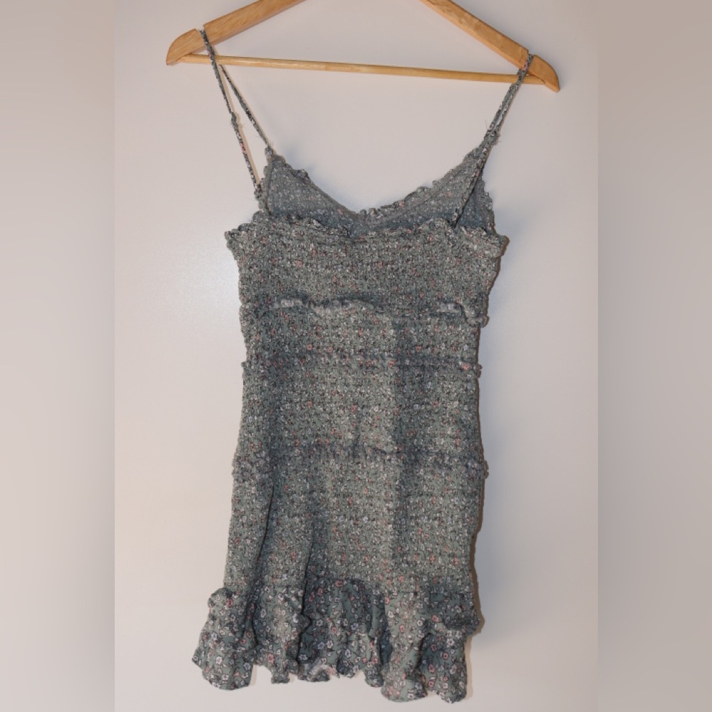 LILYFUL Mini Floral and Ruffle Dress - Picture 4 of 15